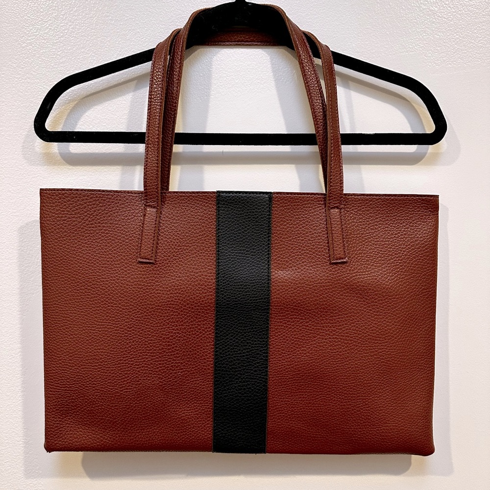 Vince Camuto - Brown Vegan Leather Tote